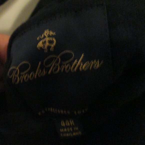 Brooks Brothers Wool Reversible Coat Raincoat Inside Size 44 Excellent Cond - Picture 8 of 9